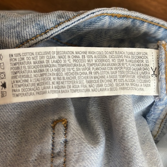 Forever 21 High Waist Light Denim Shorts - 2X - Picture 8 of 8